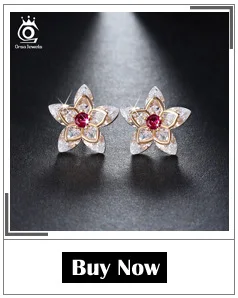 ORSA JEWELS серьги из чистого 925 пробы серебра 0.8ct кубический циркон Звезда Серьги гвоздики для женщин Свадебная вечеринка новые ювелирные изделия SE02
