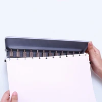t mushroom hole punch diy loose leaf a4 a5 b5 paper cutter adjustable 12 holes puncher school office binding stationery