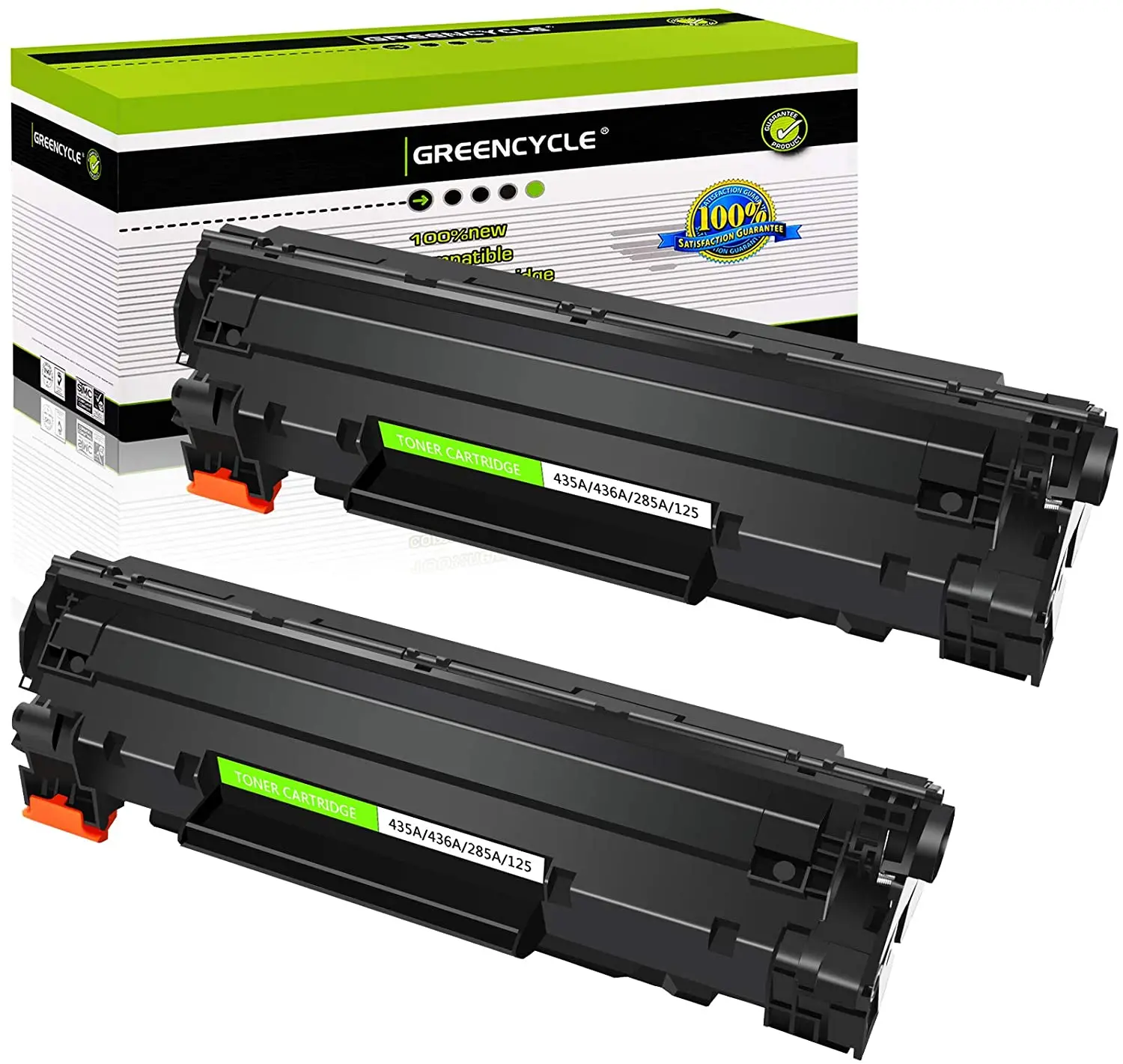 

GREENCYCLE Compatible Toner Cartridge Replacement for HP 85A CE285A 35A CB435A 36A CB436A Universal Version for Laserjet P1005