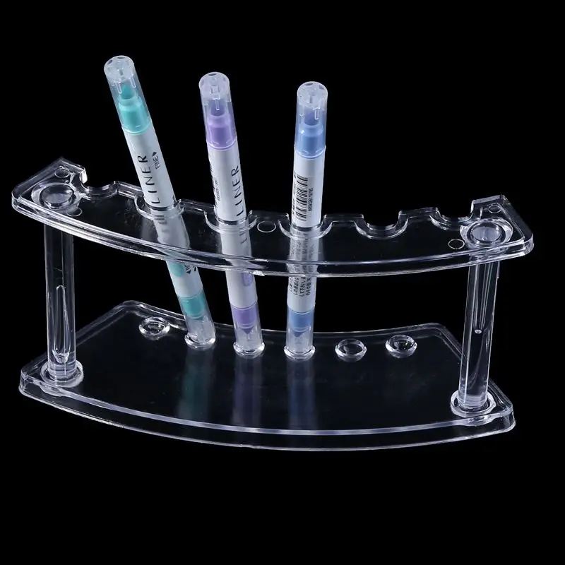 Plastic 6 Slot Pen Jewelry Display Holder Stand Rack High Quality M17F | Канцтовары для офиса и дома