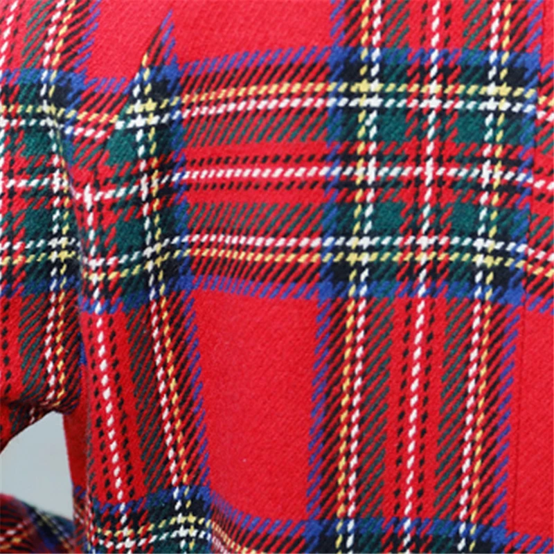 Woolen Coat Female Autumn And Winter New 2018 Plaid In The Long Section Of Large Size Was Thin H0289|Женские пальто| |