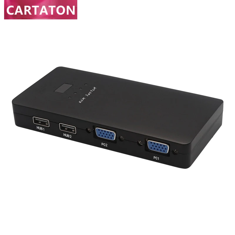 Новая модель 4X1 4 порта USB Vga KVM Switch Factory can OEM 4 входа 1 выход ручной Лидер продаж VGA Kvm Swith