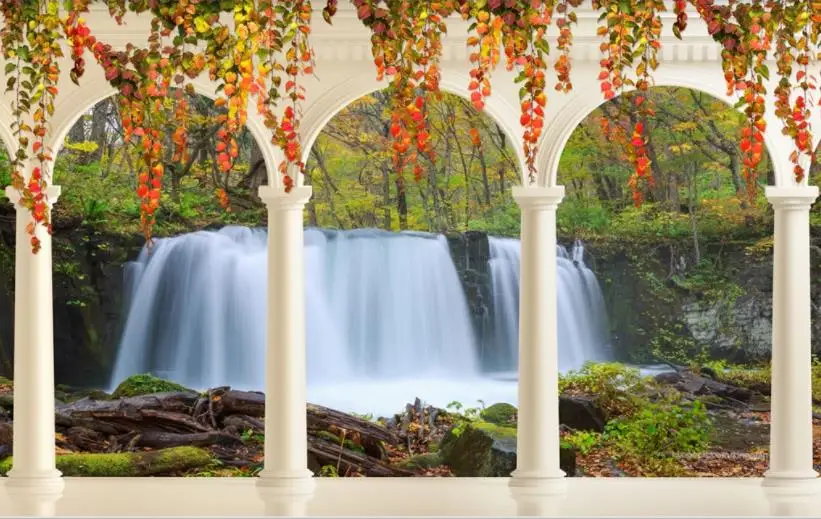 Обои 3d по индивидуальному заказу для обустройства дома Римский колоннадный