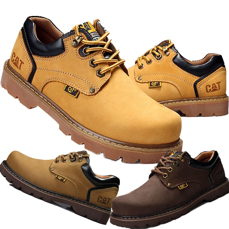 

CAT2020 leather latest high-quality classic retro tooling shoes couples enter the all-match casual big head leather shoes 34-44