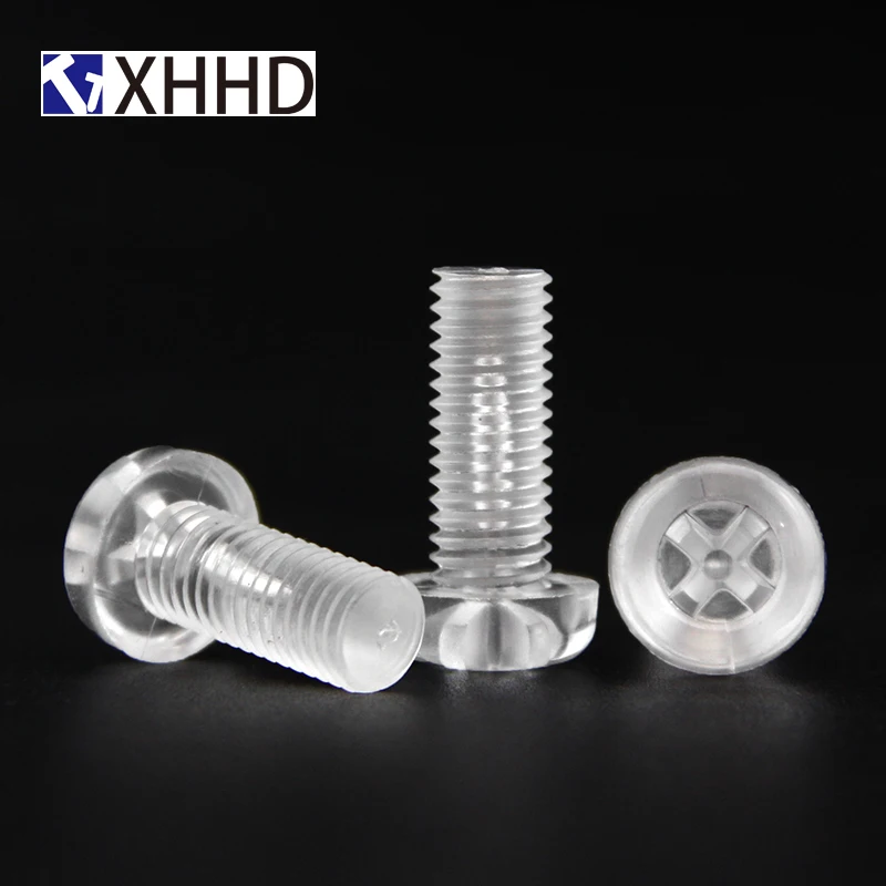 Крестовые встраиваемые пластиковые прозрачные Винты M3 с крестообразной