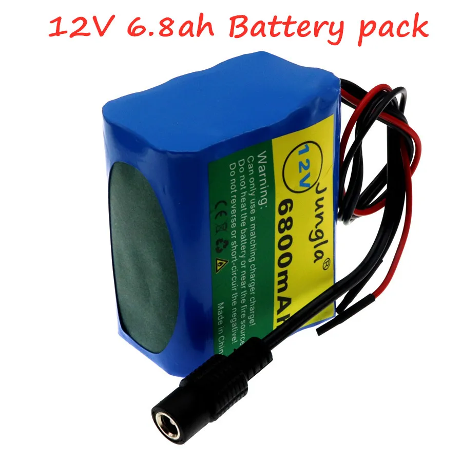 100% Оригинальный 12V 6.8Ah 6800 мА/ч 18650 Перезаряжаемые батареи литиевая батарея BMS пакет