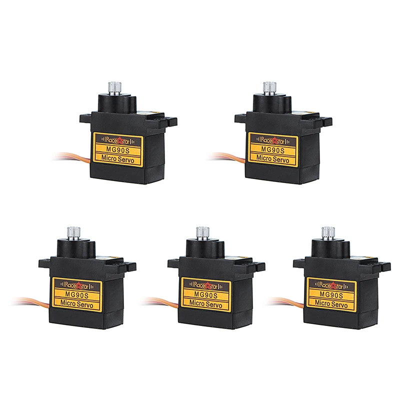 20 шт racerstar mg90s 9g микро металлическая
