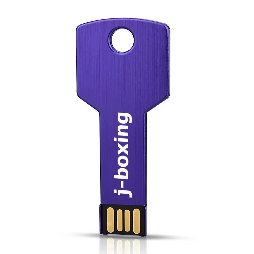 J-boxing Metal 32 Гб 64 ГБ USB 2 0 Флешка флеш-накопитель в форме ключа карта памяти 8 16
