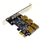 Райзер PCIE PCI-E PCI Express Riser Card от 1x до 16x1 до 4 USB 3,0 слот-концентратор, адаптер для майнинга биткоинов, устройств BTC