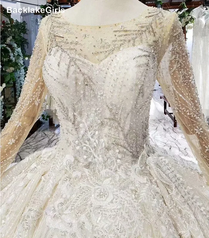 Блестящее мусульманское бальное платье с кристаллами свадебные платья