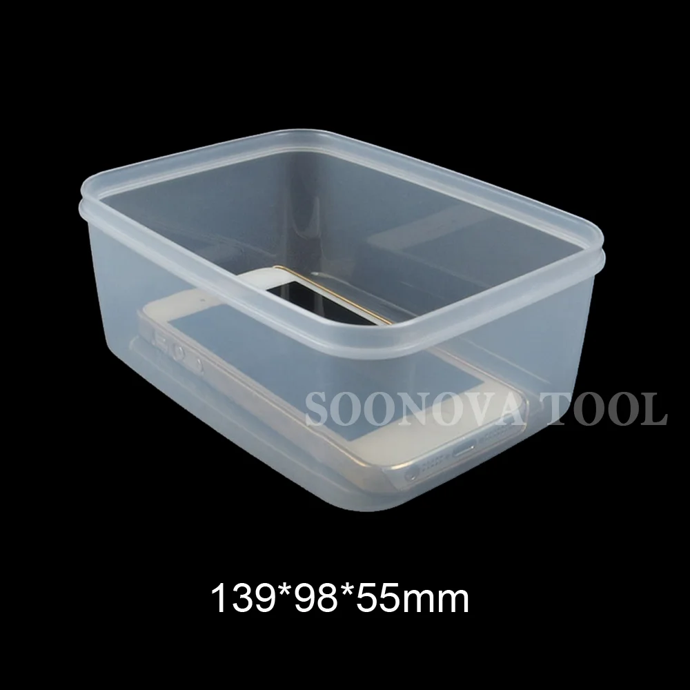 Transparent Plastic Storage Box Multi-Functional IC Parts For Small Component Jewelry Phone Repair Tools | Инструменты