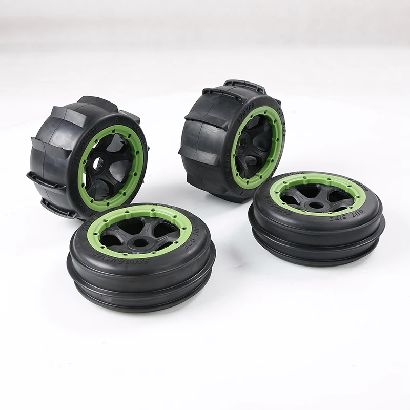 

2Pcs Sand Paddles Desert Wheels Tires for 1/5 Rovan HPI KM Baja 5B SS for 1/5 RC Crawler Buggy Truck