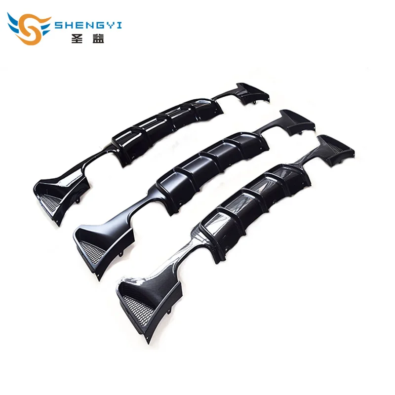 Три стиля глянцевый/матовый черный и Карбон 4 серии Автомобильный задний бампер