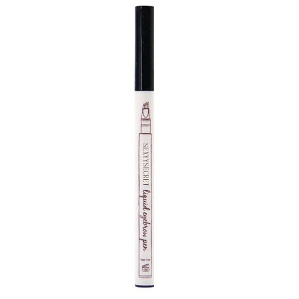 

4 Fork Tip Liquid Eyebrow Tattoo Pencil Waterproof Long Lasting Brow Enhancer Suitable for beginners professionals, easy to draw