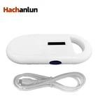 Rfid FDX-BA считыватель микрочипов животных, чип ISO, Портативный OLED сканер для кошек и собак, 134,2 кГц, для rfid стеклянной бирки микрочипа животных