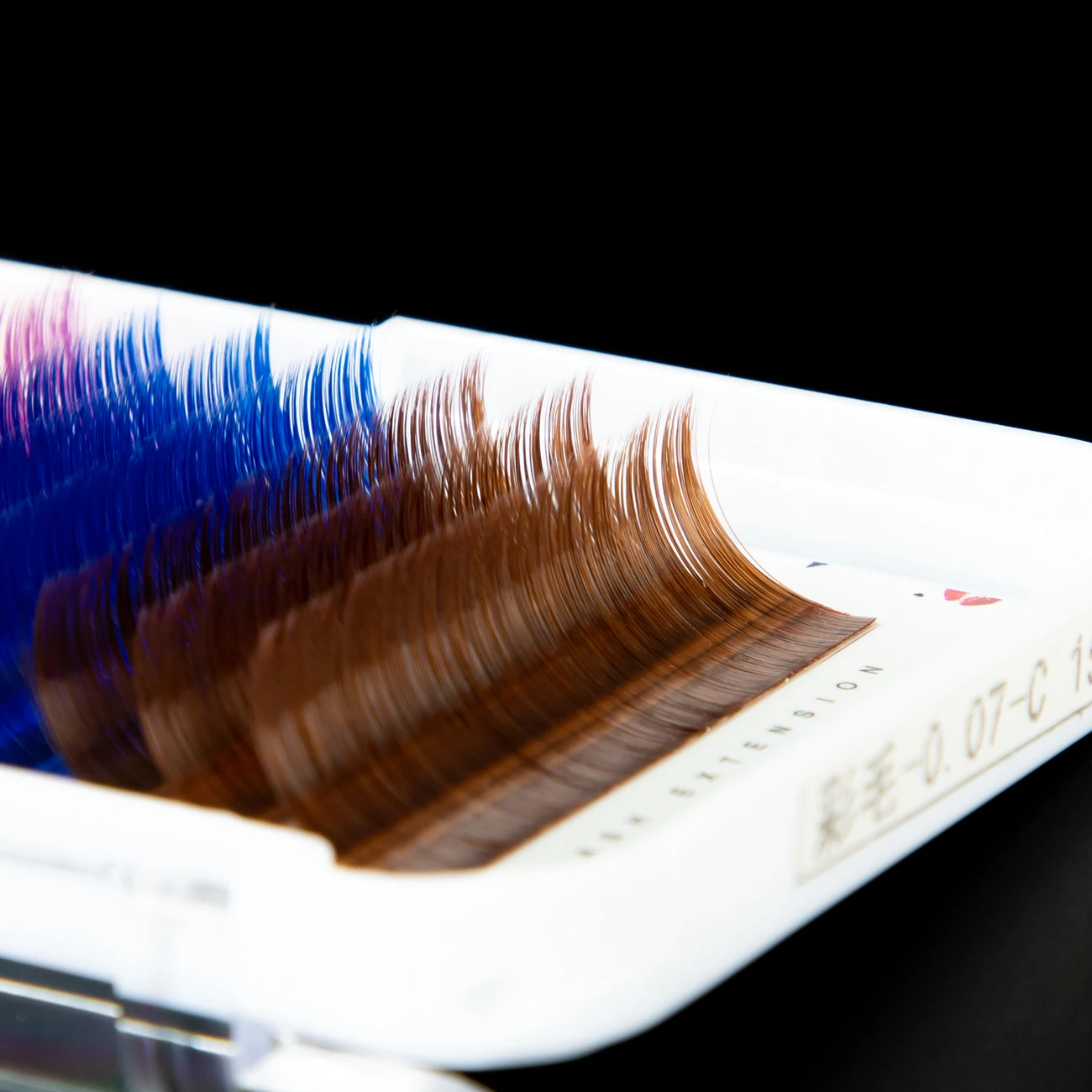 12 Rows/Tray 5 Colors Rainbow Colored Eyelash Extension Individual Faux Mink Colorful Eyelashes Soft Cilia Eye Lash Extensions | Красота и