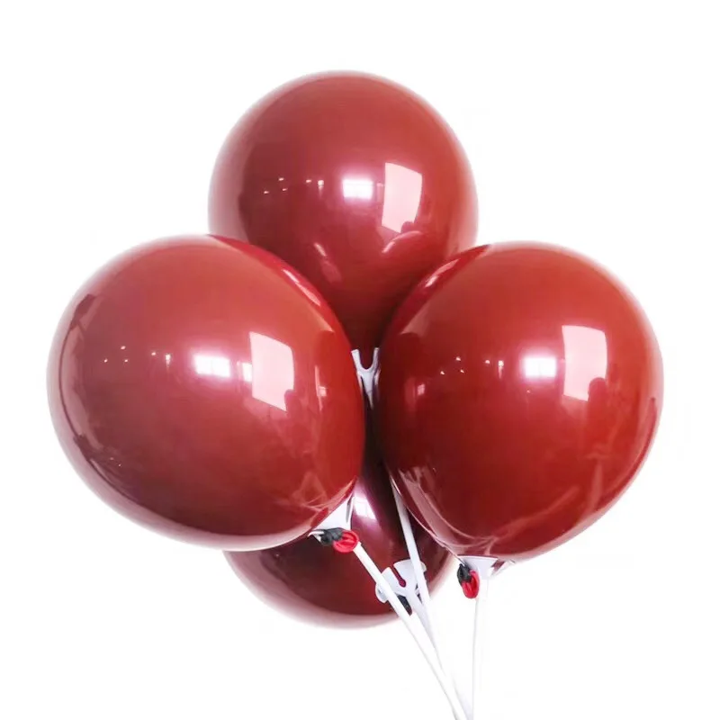 Воздушный шар из красного граната 100 шт. воздушный 7 дюймов Аниме аксессуары для