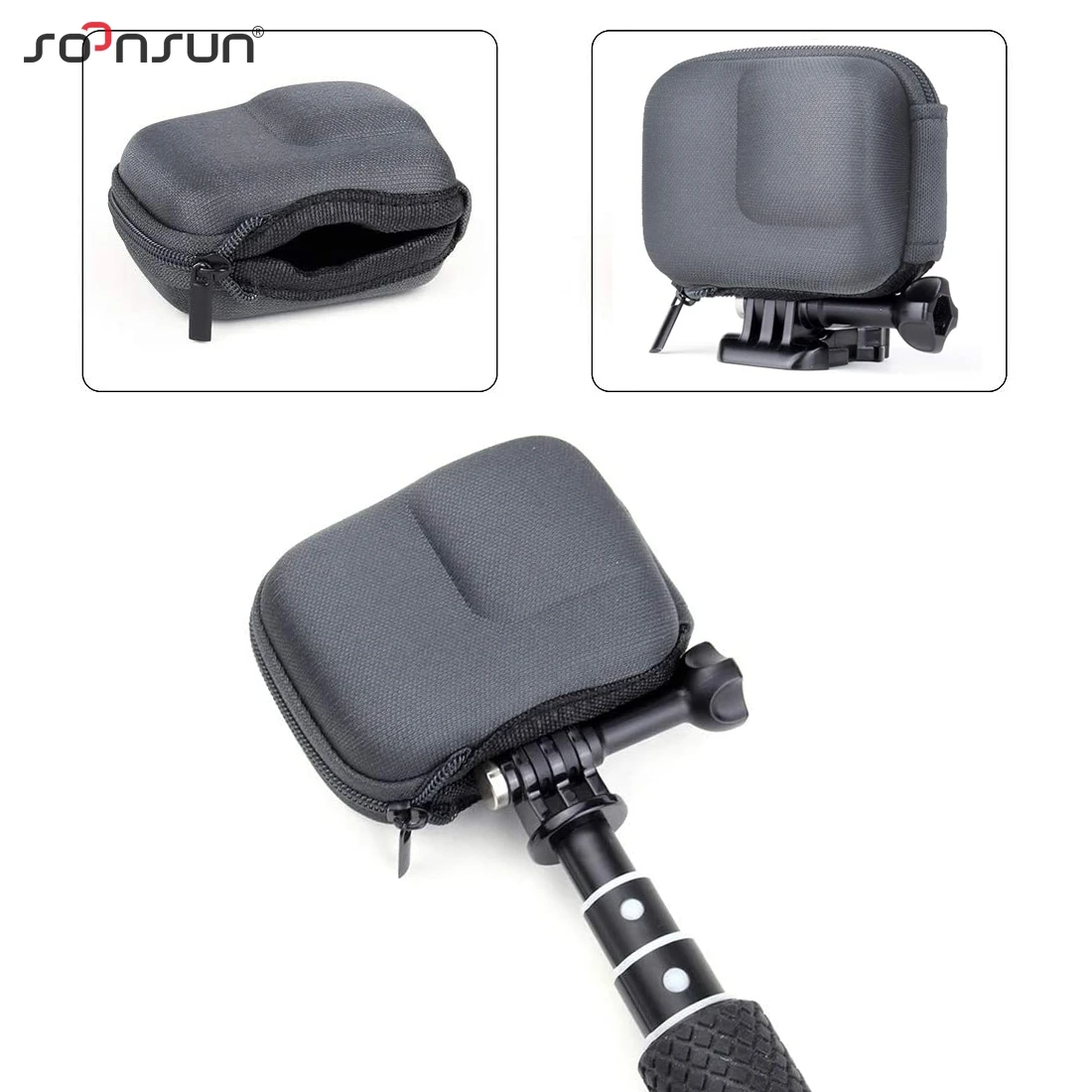 SOONSUN сумка для хранения чехол GoPro Hero 10 9 черный портативный мини-бокс компактный