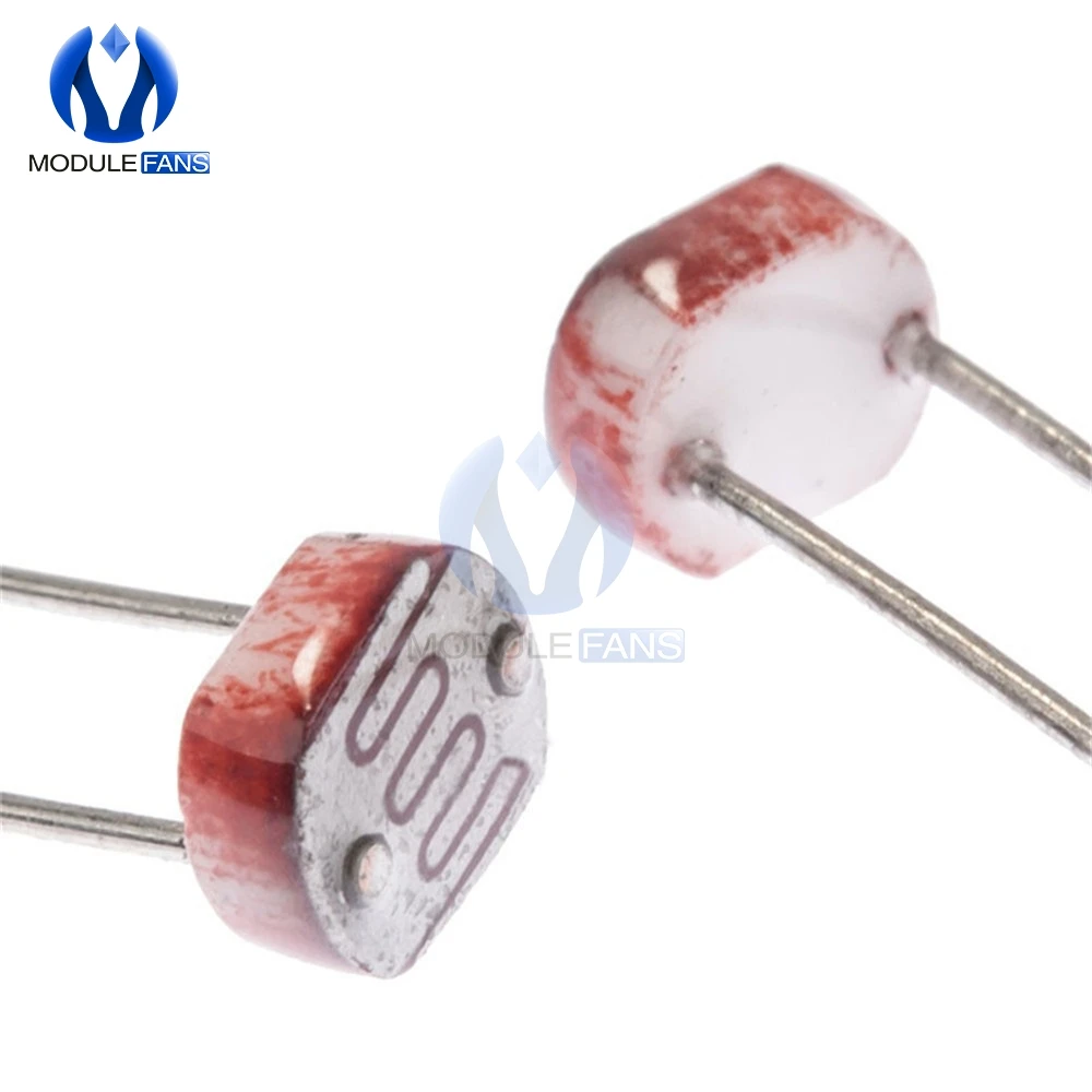 Фоторезистор 100PCS LDR Фоточувствительный фотоэлектрический фоторезистор 5528 GL5528 |
