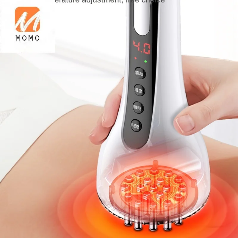 Electric Meridian Brush Gua Sha Scraping Massage Tools Veins Five Elements Scraper Home Kneading Belly Slimming Massage Brush