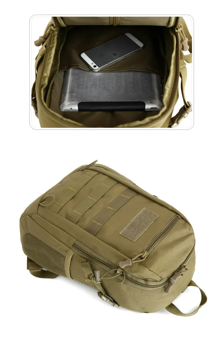 

Outdoor Climbing Nylon Camouflage Bag Large Capacity Waterproof Tactical Package Army Fan Small Backpack Mountaineering