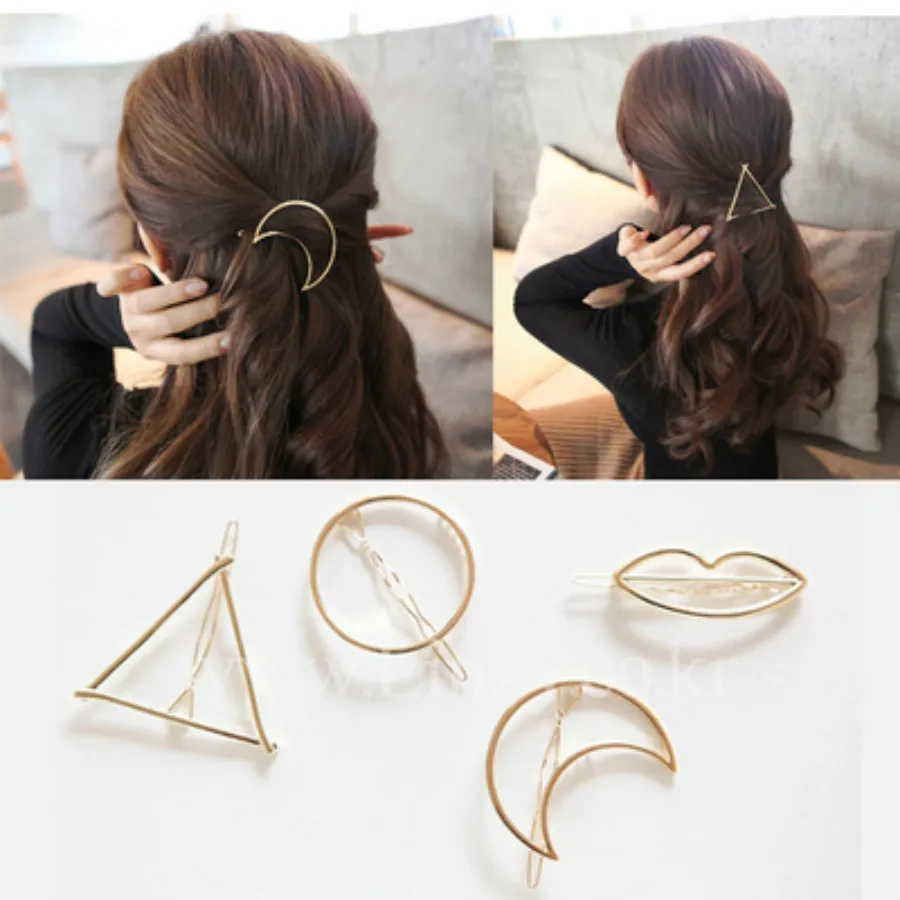 2019 пикантные элегантные головной убор для женщин заколка волос треугольные Луна