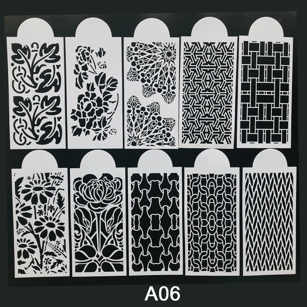 10 листов Slimline трафареты для домашних животных раскраска скрапбукинга тиснильный