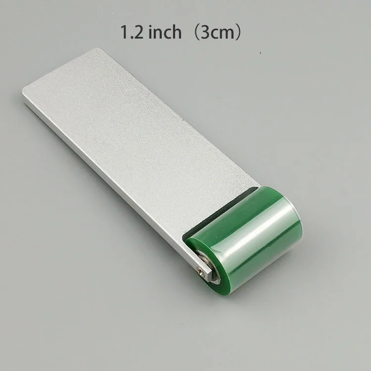 Aluminum 1.2inch 1 шт. удаление пыли липкий силиконовый ролик антистатические Роликовые щетки ручной очиститель ремонт телефона ручной инструмент - Цвет: Aluminum 1.2inch