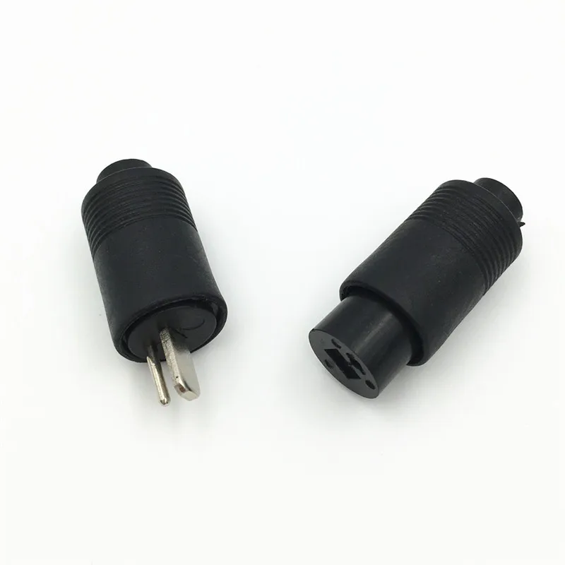 10 шт. 2 контактный мужской/женский Динамик вилка стандарта США разъем Hi Fi громкий
