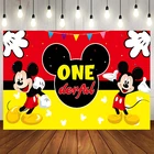 1 шт., Виниловый фон для фотосъемки с изображением Диснея Минни Маус