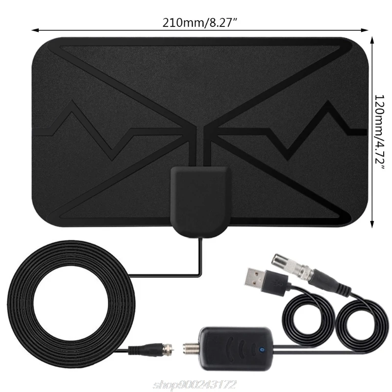 

3600 Miles 4K Digital Antenna TV indoor Amplifier Signal Booster DVB-T2 HDTV Antenna Digital Antenna Channel F26 21 Dropship