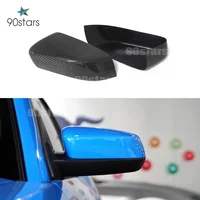 For Ford Mustang 2009 2010 2011 2012 2013 2014 Add On Style Carbon Fiber Rear View Mirror Cover Black Finish