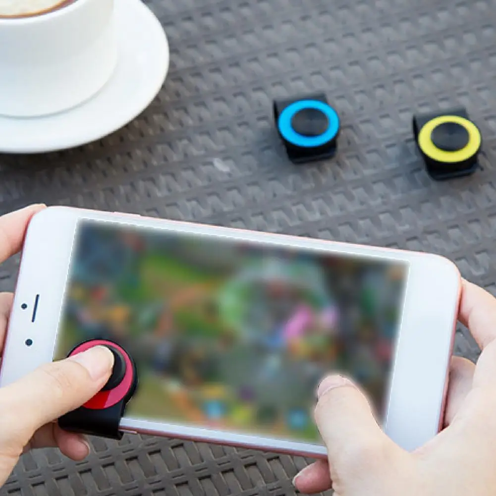 

Solid Color Practical Professional Touch Screen Joypad Plastic Smart Phone Joystick Compact