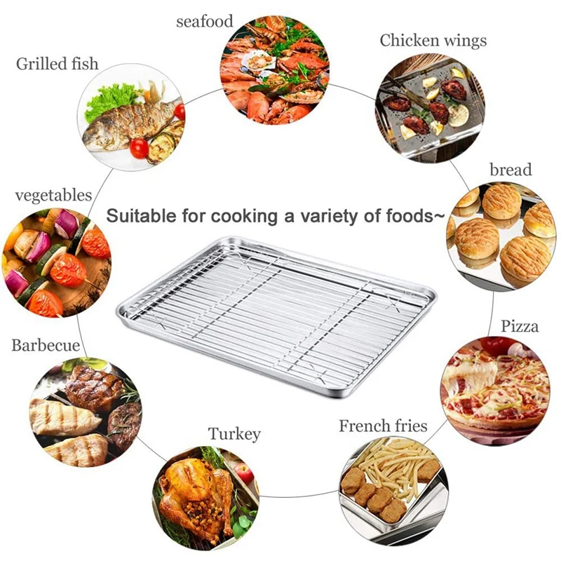 Противень для выпечки с вешалка полотенец комплект Нержавеющая сталь формы и