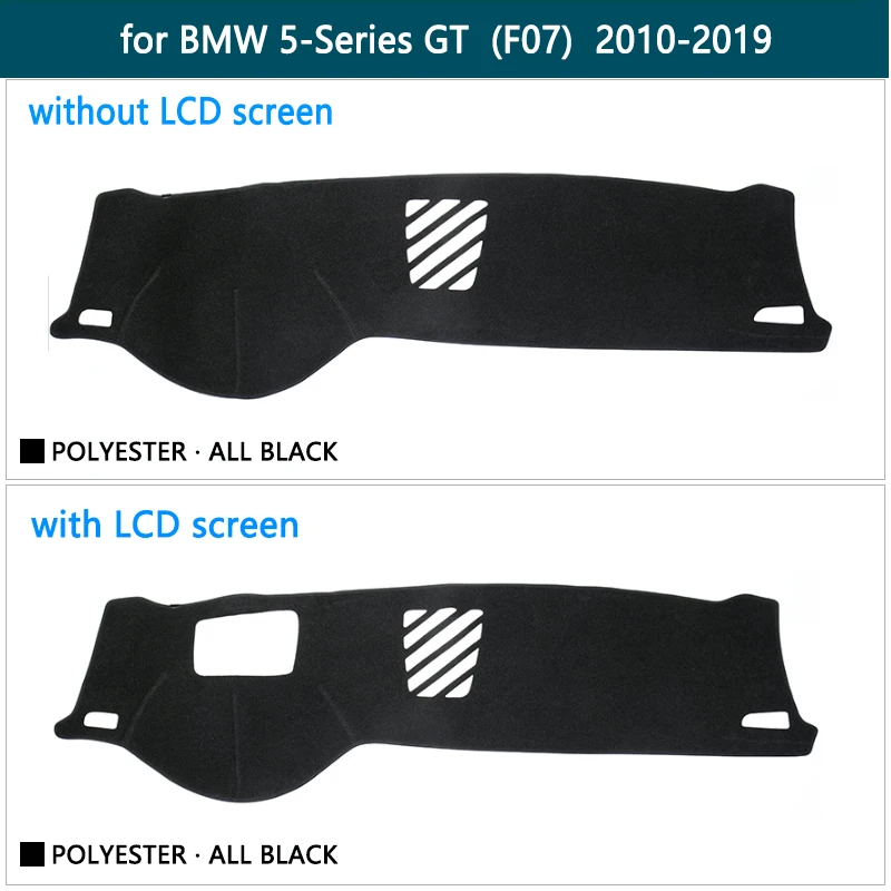Противоскользящий коврик для приборной панели BMW 5 Series GT F07 2010 ~ 2019 2011 2012 внутренняя