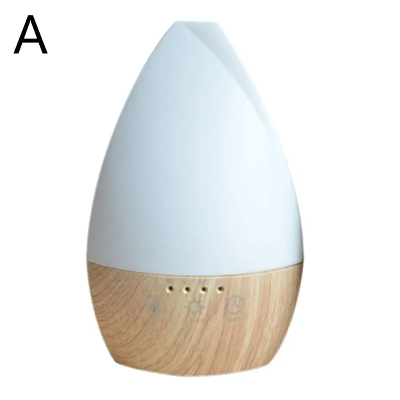 

7 Color LED Mini Air Humidifier 200ML Aroma Essential Oil Diffuser Air Purifier Woodgrain Nightlight for Home Car Office