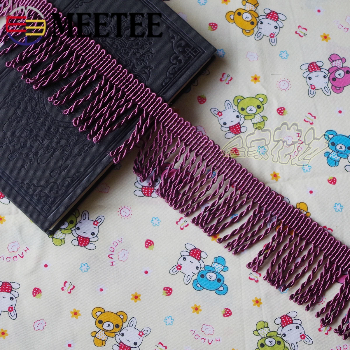 

10Meters Meetee 6cm Polyester Fringe Tassel Lace Trim Ribbon DIY handmade Hometextile Curtain Drape Tassels Sewing Accessories