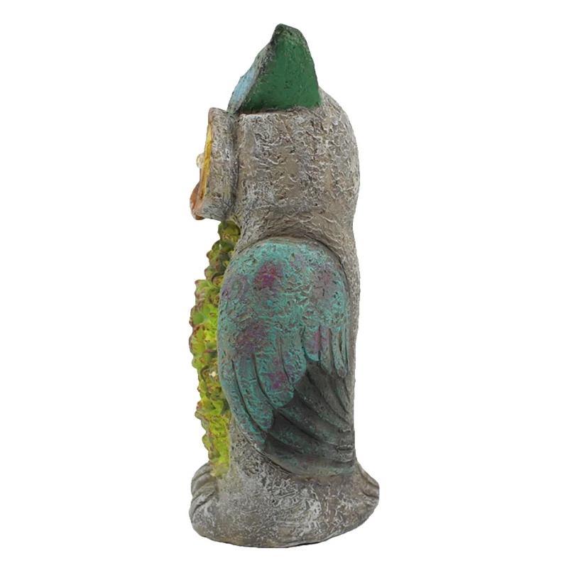 

Solar Powered Owl Statue Garden Ornament Lighting Sculpture Cute Cartoon Decoration Gardening Outdoor Household Decor