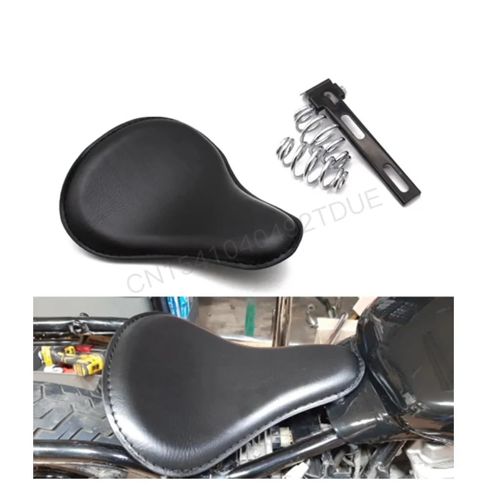 

It is suitable for Motorcycle Harley cruise crown prince car iron horse modified gourd leather seat assembly single seat cushion