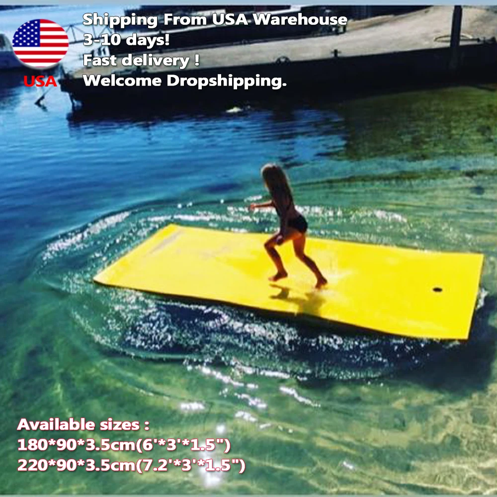

Water Floating Toy Water Blanket Floating Bed Soft Pad Watersports Pool Float Mat Dropshipping Shipped by Overseas Warehouse