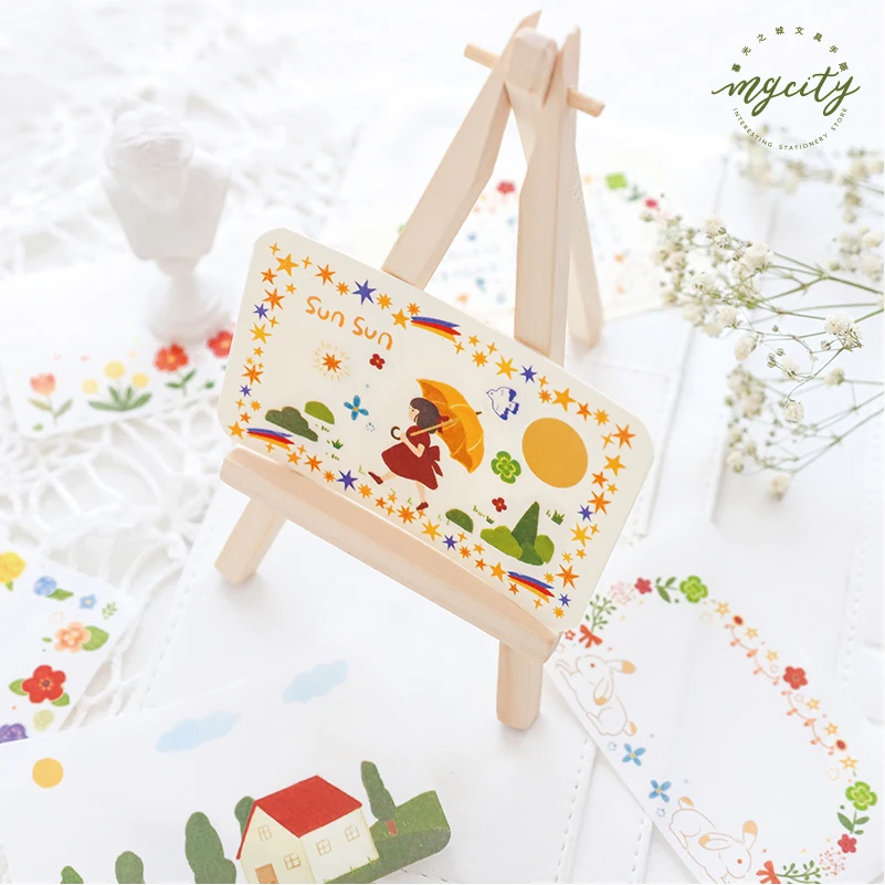 Лесная девушка цветы Звездные звезды записываемые пули журнал дневник