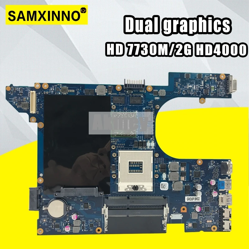 

Akemy LA-8241P материнская плата для ноутбука For DELL Inspiron 15R 7520 5520 CN -04P57C 4P57C двойная графика HD 7730M/2G HD4000 основная плата