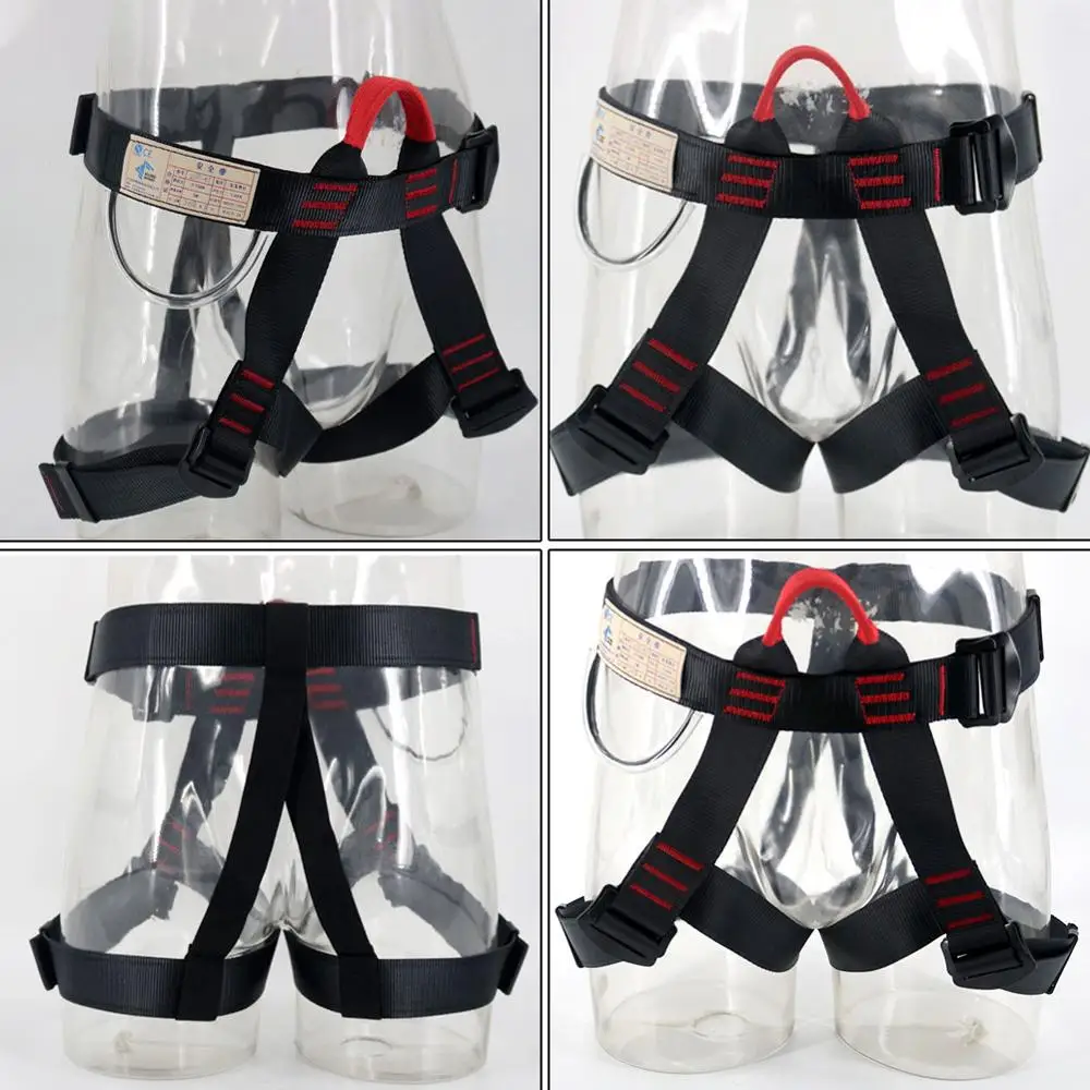 

Outdoor Sports Rock Climbing Harness Waist Support Half Body Safety Belt Rock Accessory Seat Belts Sitting Rappelling Tool
