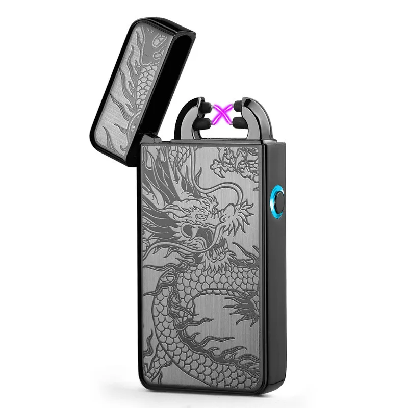 Зажигалка для курения зажигалка с двойной дугой и зарядкой от USB беспламенная