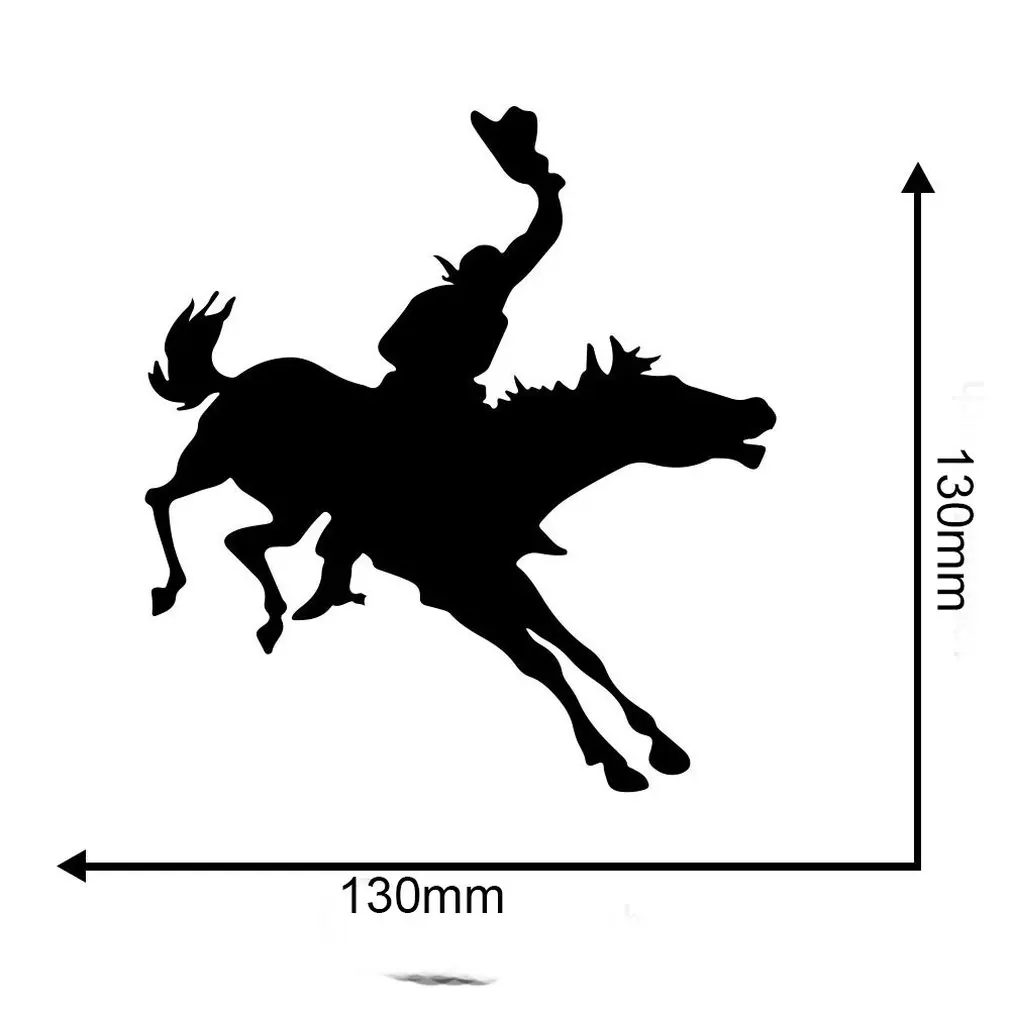 Новые ковбойские наклейки на стену для верховой езды съемные гостиной спальни