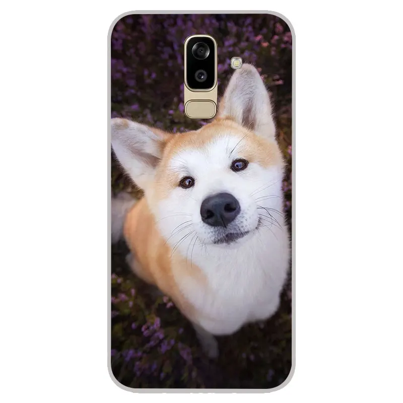 Смешная собака косплей Shiba Лисья Секретная служба (inu матовый Силиконовый чехол