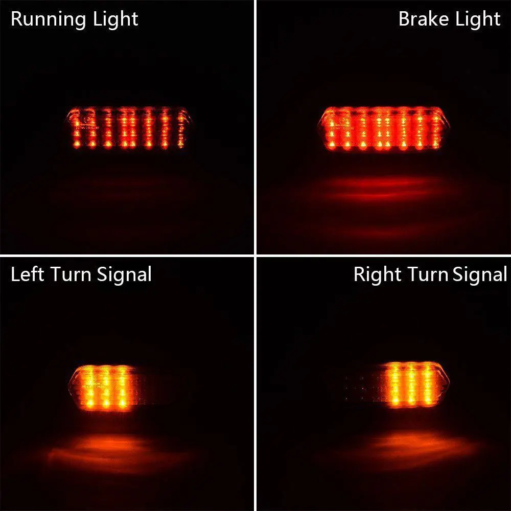 1 шт. задний тормозной светильник Предупреждение ющий сигнальный для мотоцикла MSX