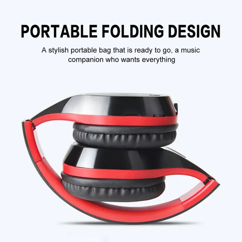 

Bluetooth-compatible 5.0 Wireless Headphones Stereo Head-mounted Headphones High-definition Microphone Calls Sports Headphones