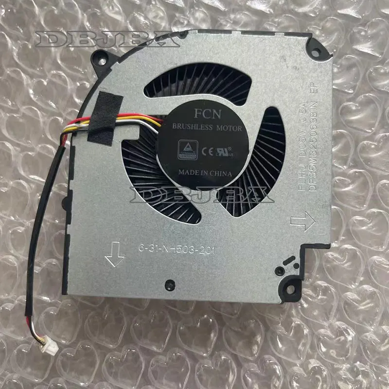 Вентилятор графического процессора для CLEVO Blue Sky 6-31-HN503-201 DFS5M325063B1N-FLHJ DFS5M325063B1N FLHJ