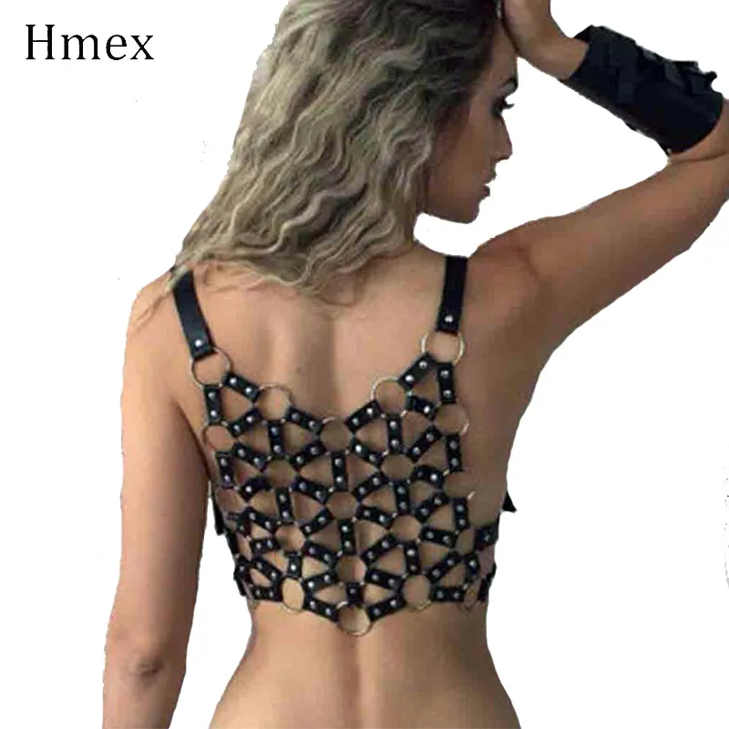 Женский сексуальный бюстгальтер Фетиш подвязка ремень жгут белье готический